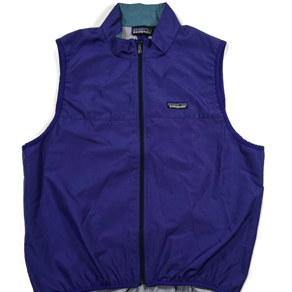 Patagonia Puffball Vest Full Zip Purple Womens Medium Windbreaker‎ Light Vintage